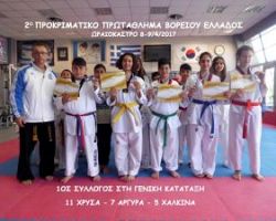 Και στο 2 ο προκριματικό πρωτάθλημα Βορείου Ελλάδος ο Α.Σ. «Φίλιππος» Γιαννιτσών  σάρωσε τα μετάλλια.