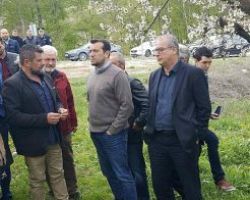 Γιάννης Σηφάκης από τον Αρχάγγελο κατά την επίσκεψη του Ν. Παππά