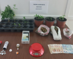 Σύλληψη 2 ατόμων στην Πέλλα για κατοχή ναρκωτικών ουσιών