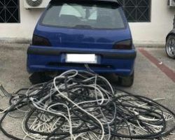 Εξιχνιάσθηκαν πολυάριθμες κλοπές καλωδίων χαλκού και μεταλλικών αντικειμένων από επιχειρήσεις στην Ημαθία