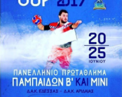 Handball cherry cup 2017 σε Έδεσσα και Αριδαία