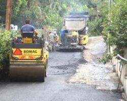 Ασφαλτόστρωση της οδού Ίμβρου στα Πεύκα