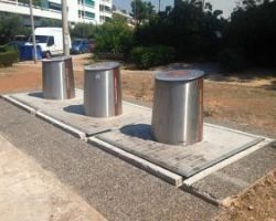 Λειτουργία συστήματος υπόγειων κάδων από τον Δήμο Νάουσας