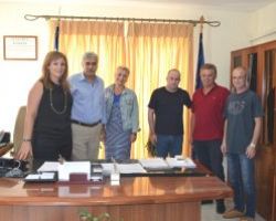Συνάντηση της Δημάρχου Σκύδρας Κατερίνας Ιγνατιάδου με τον Προϊστάμενο της ΔΕ Πέλλας