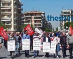 Συγκέντρωση διαμαρτυρίας συνταξιούχων στην Θεσσαλονίκη