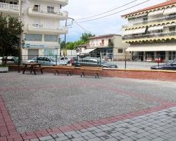 Ολοκληρώθηκε η διαμόρφωση του προαύλιου χώρου της Μαθητικής Εστίας Αριδαίας