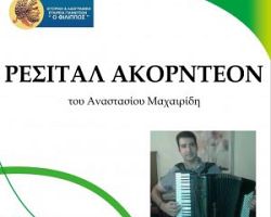 Ρεσιτάλ ακορντεόν από την Λαογραφική εταιρεία Γιαννιτσών