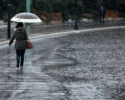 Χαλάει και πάλι ο καιρός – Μέχρι και χαλάζι σε ορισμένες περιοχές