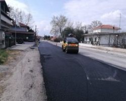 Ασφαλτόστρωση εντός οικισμού Ριζού Δήμου Σκύδρας