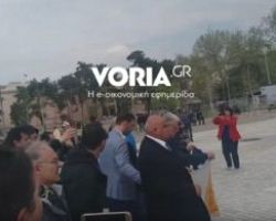 Αποδοκίμασαν οι οπαδοί του ΠΑΟΚ των Π. Ψωμιάδη σε συγκέντρωση για την Μακεδονία