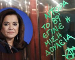 Συνελήφθησαν τρεις 15χρονοι για τα συνθήματα εναντίον της Ντόρας -Ο ένας είναι ο γιος του γραμματέα της Τ.Ο. του ΣΥΡΙΖΑ Χανίων