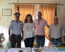 Συνάντηση της Δημάρχου Σκύδρας Κατερίνας Ιγνατιάδου με τον Αστυνομικό Διευθυντή Πέλλας Πέτρο Περδικάτση.