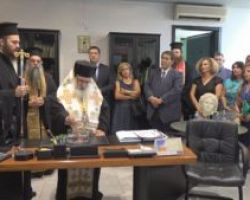 Πραγματοποιήθηκε σήμερα η τελετή παράδοσης παραλαβής στην νέα διοίκηση της Αντιπεριφέρεια Πέλλας