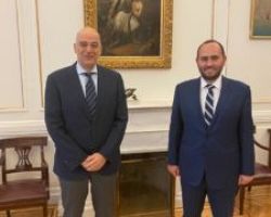 Συνάντηση Λάκη Βασιλειάδη με τον Υπουργό Εξωτερικών Νίκο Δένδια