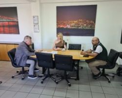 Τζάκρη: Σε θετικό κλίμα η συνεργασία με τον Πρόεδρο και τον Διευθύνοντα Σύμβουλο της «ΕΓΝΑΤΙΑΣ Α.Ε» για την συνοριακή πύλη – τελωνείο βορείως των Προμάχων»
