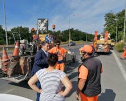 Συνεχίζονται τα έργα συντήρησης και αναβάθμισης του οδικού  δικτύου από την Π.Ε. Πέλλας Διαγράμμιση της παλαιάς Εθνικής Οδού
