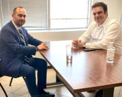 Συνάντηση Λάκη Βασιλειάδη με τον Υπουργό Επικρατείας & Ψηφιακής Διακυβέρνησης Κυριάκο Πιερρακάκη