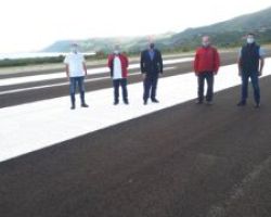 Επίσκεψη του Βουλευτή Πέλλας Διονύση Σταμενίτη στο αεροδρόμιο της  Παναγίτσας.