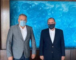 Συνάντηση Λάκη Βασιλειάδη με τον Υπουργό Εσωτερικών Τάκη Θεοδωρικάκο