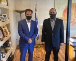 Συνάντηση Λάκη Βασιλειάδη με Άδωνι Γεωργιάδη Λαϊκές αγορές – Εστίαση – Εμπορικά καταστήματα – Ρευστότητα