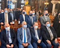 Ο Λάκης Βασιλειάδης στην Ανακομιδή των Ιερών Λειψάνων του Αγίου Καλλινίκου, Επισκόπου Εδέσσης