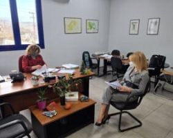 Θεοδώρα Τζάκρη: Συνεργασία με την Προϊσταμένη του Καταστήματος του ΕΛΓΑ Βεροίας