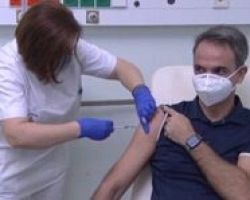 Εμβολιάστηκε ο Κυριάκος Μητσοτάκης (βίντεο)