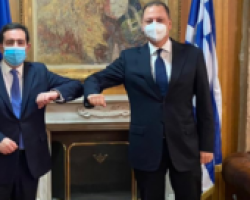 Συνάντηση Υπουργού Αγροτικής Ανάπτυξης και Τροφίμων, με τον Υπουργό  Μετανάστευσης και Ασύλου