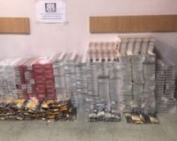 Από το Τμήμα Ασφάλειας Πέλλας συνελήφθη μία γυναίκα στη Θεσσαλονίκη για λαθρεμπόριο τσιγάρων