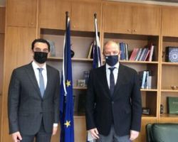 Συνάντηση Διονύση Σταμενίτη με τον Υπουργό Περιβάλλοντος & Ενέργειας για τα  φωτοβολταϊκά στο Ν. Πέλλας.