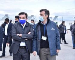 Επίσκεψη του Αντιπροέδρου της Ευρωπαϊκής Επιτροπής κ. Μαργαρίτη Σχοινά στο Κέντρο Φιλοξενίας Προσφύγων & Μεταναστών του Σκαραμαγκά