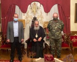 Επίσκεψη Λάκη Βασιλειάδη στη Μητρόπολη: Συνάντηση με Μητροπολίτη και Διοικητή Μεραρχίας