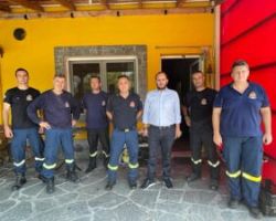 Επισκέψεις Λάκη Βασιλειάδη στις Πυροσβεστικές Υπηρεσίες της Πέλλας