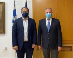 Συνάντηση Σταμενίτη με τον Υφυπουργό Αγροτικής Ανάπτυξης και Τροφίμων για  αρδευτικά έργα στο Ν. Πέλλας.