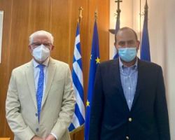 Συνάντηση Λάκη Βασιλειάδη με τον Πρόεδρο του ΕΛΓΑ