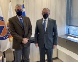 Την αναβάθμιση της Πυροσβεστικής Υπηρεσίας έθεσε ο Δ. Σταμενίτης στον  Υφυπουργό Πολιτικής Προστασίας.