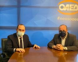 Στον ΟΑΕΔ ο Λάκης Βασιλειάδης για ίδρυση Επαγγελματικής Σχολής στην Πέλλα