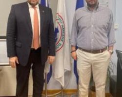 Συνάντηση Λάκη Βασιλειάδης με τον Πρόεδρο του ΕΚΑΒ