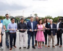 Απόστολος Τζιτζικώστας, Λευτέρης Αυγενάκης και Βούλα Πατουλίδου εγκαινίασαν την αναβάθμιση και τον εξοπλισμό των γηπέδων του «Ποσειδώνιου» Αθλητικού Κέντρου Θεσσαλονίκης