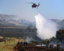 Σε ύφεση η πυρκαγιά στην Πεντέλη – Χωρίς ενεργό μέτωπο