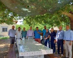 Συμμετοχή Λάκη Βασιλειάδη σε συνάντηση εργασίας στο αντλιοστάσιο Αραβησσού