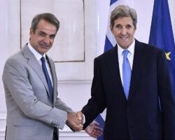 Μητσοτάκης σε Κέρι: Η Ελλάδα είναι αφοσιωμένη στην πράσινη ατζέντα