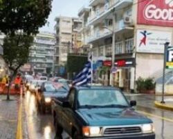 Κινητοποίηση αγροτών Ημαθίας στο κέντρο της Βέροιας