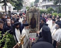 Λιτανεία επιστροφής της Παναγίας Ελεούσης στην Έδεσσα