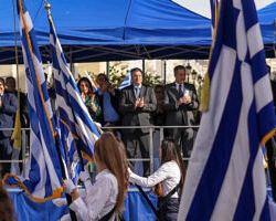 Δήλωση του Περιφερειάρχη Κεντρικής Μακεδονίας Απόστολου Τζιτζικώστα μετά το τέλος της μαθητικής παρέλασης στο κέντρο της Θεσσαλονίκης