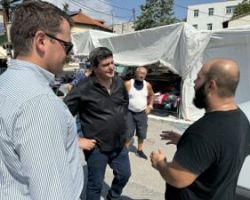 Επίσκεψη Δημάρχου Πέλλας στις εγκαταστάσεις της Εμποροπανήγυρης Γιαννιτσών – Ικανοποίηση των εκθετών για την αναβάθμισή της