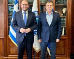 Συνάντηση Λάκη Βασιλειάδη με τον Υπουργό Προστασίας του Πολίτη
