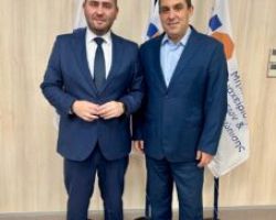 Συνάντηση Λάκη Βασιλειάδη με Υφυπουργό Κλιματικής Κρίσης & Πολιτικής Προστασίας
