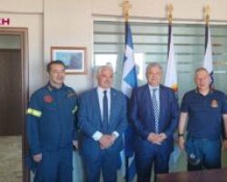 Επίσκεψη του Προέδρου της ΝΙΚΗΣ Δημητρίου Νατσιού στην Πυροσβεστική Πάτρας