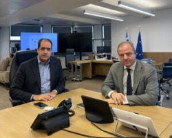 Συνάντηση Διονύση Σταμενίτη με τον Υπουργό Κλιματικής Κρίσης και Πολιτικής Προστασίας Γιάννη Κεφαλογιάννη